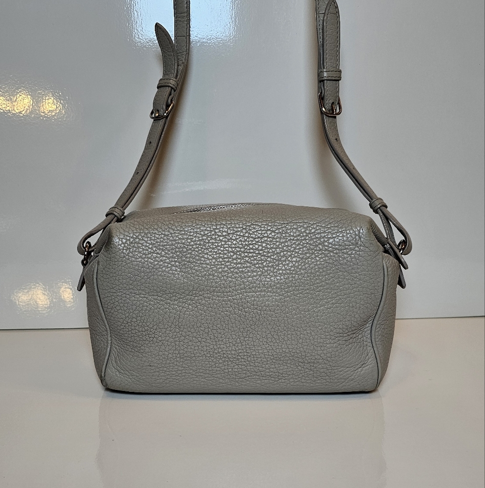 Balenciaga Gray Leather Shoulder Bag Camera Bag - Picture 5 of 17